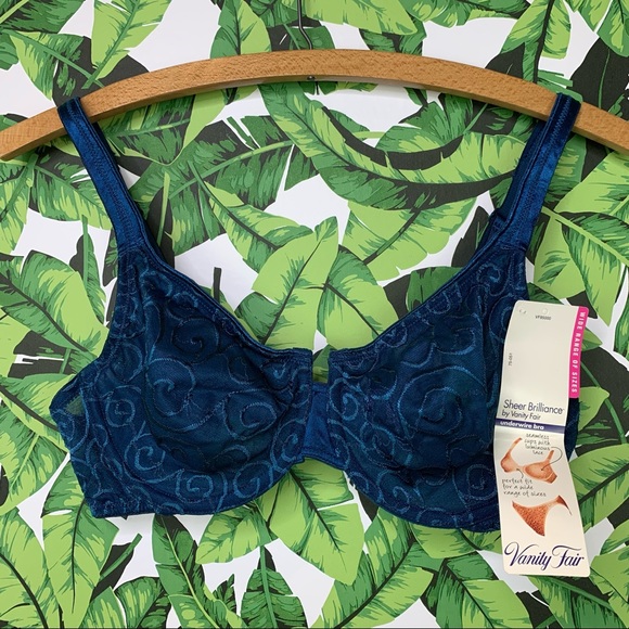 Retro Y2K Vanity Fair Bra Women's Size 36B Sheer Brilliance Seamless Cups 2000s - Picture 6 of 9